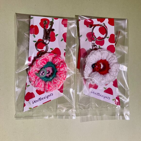 Crochet Keychains, Affordable Gift Set, Backpack Charms, Keychain Charm - Picture 1 of 16